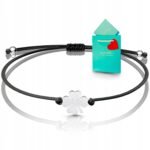 Bransoletka na sznurku koniczynka